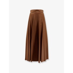 Sagra long camel skirt