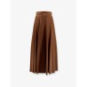 Sagra long camel skirt