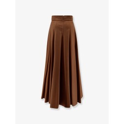 Sagra long camel skirt