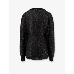Mohair blend sweater with sequins