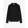 Wool polo sweater