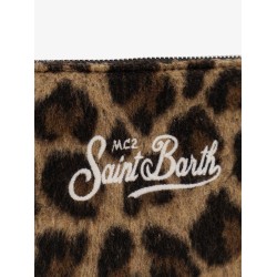 Parisienne Felt clutch bag