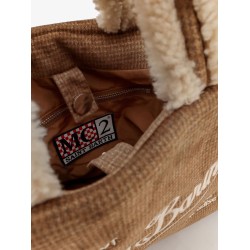 Colette Shearling Pied de Poule shoulder bag