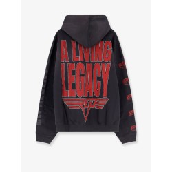 Living Legacy reversible cotton hooded sweatshirt