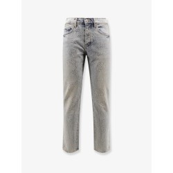 Skinny jeans with all-over rhinestones