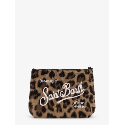 Aline Felt Leo clutch bag