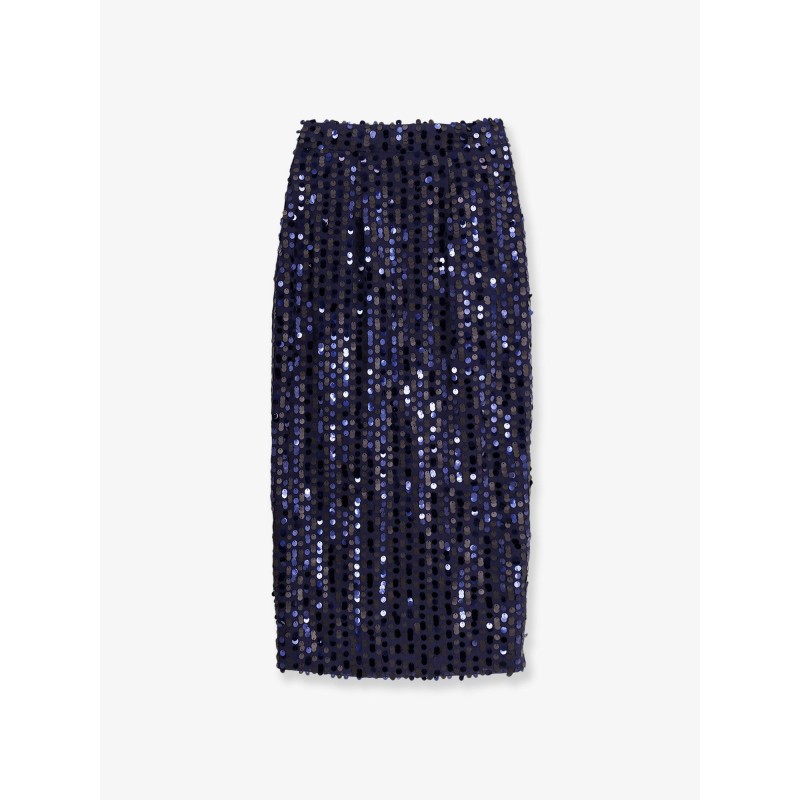 Midi skirt with sequins