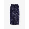 Midi skirt with sequins