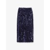 Midi skirt with sequins