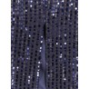 Midi skirt with sequins