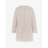 Short lurex dress with fringes