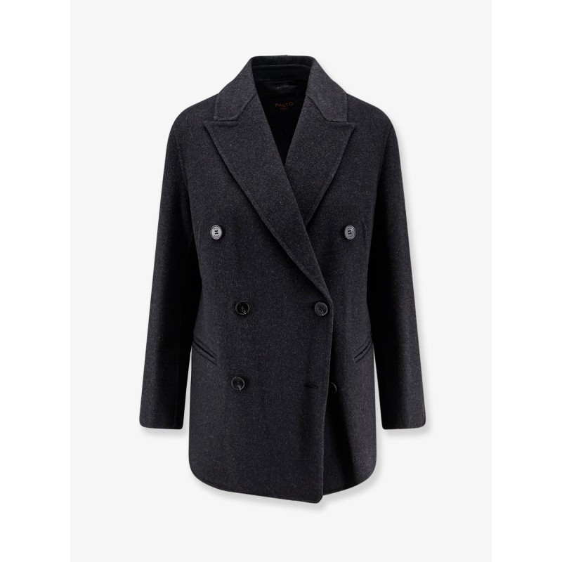 Ariella double-breasted wool coat
