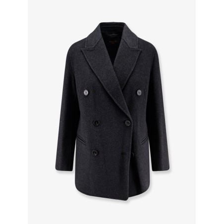 Ariella double-breasted wool coat