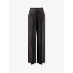 Pinstriped trousers