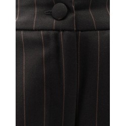 Pinstriped trousers