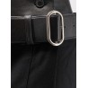 Nayla pleated wool trousers skirt