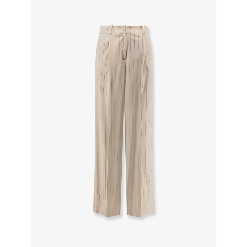 Pinstriped trousers