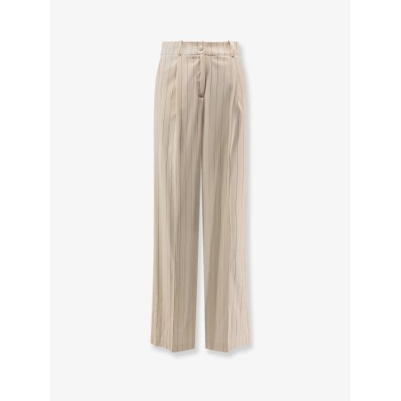 Pinstriped trousers