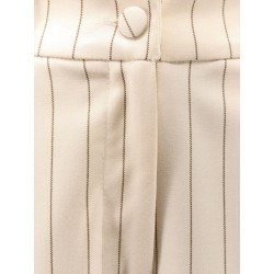 Pinstriped trousers