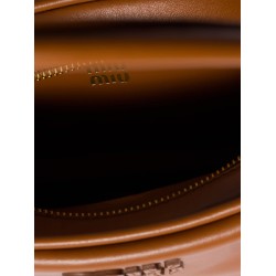 Leather shoulder bag