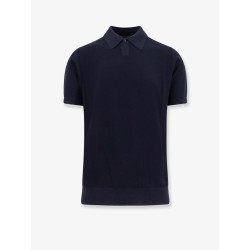 Virgin wool polo shirt