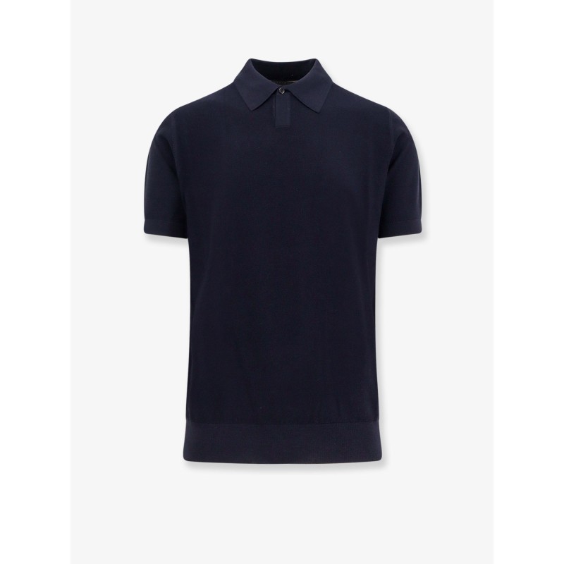Virgin wool polo shirt