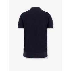 Virgin wool polo shirt