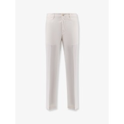 Cotton and silk trousers