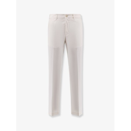 Cotton and silk trousers