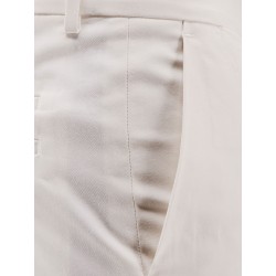 Cotton and silk trousers