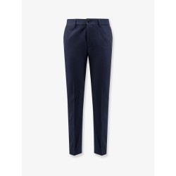 Cotton and silk trousers
