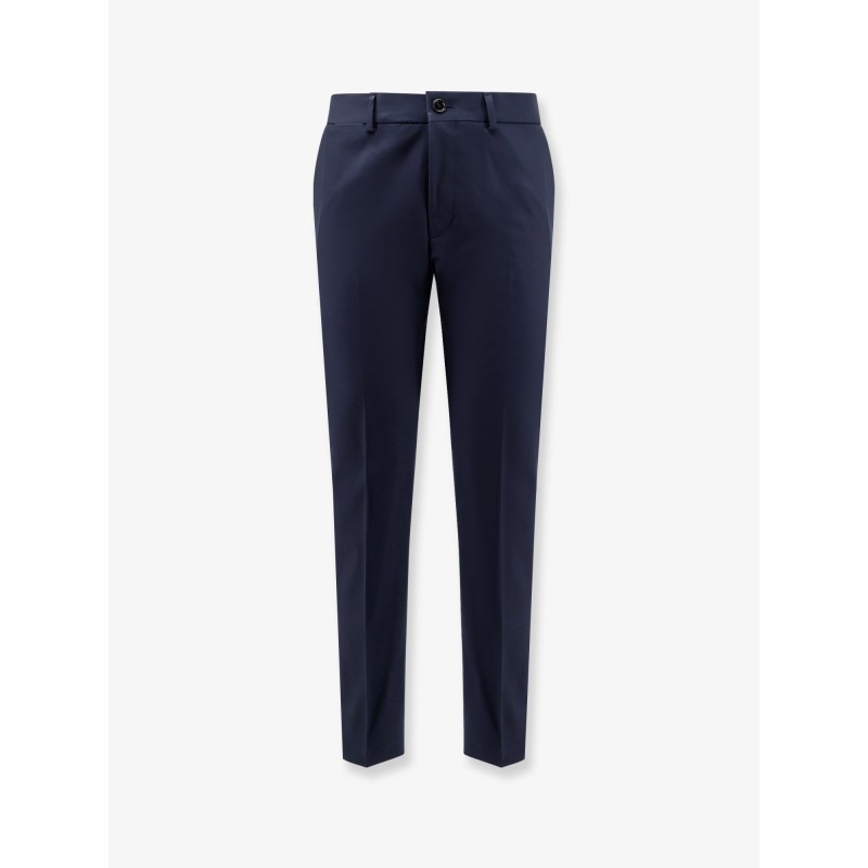Cotton and silk trousers