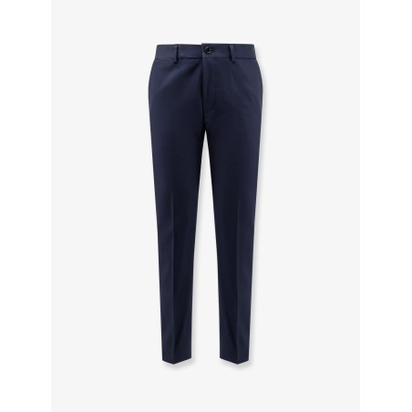 Cotton and silk trousers