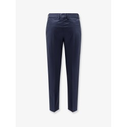 Cotton and silk trousers