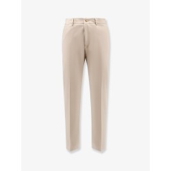 Cotton and silk trousers