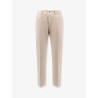 Cotton and silk trousers