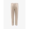 Cotton and silk trousers
