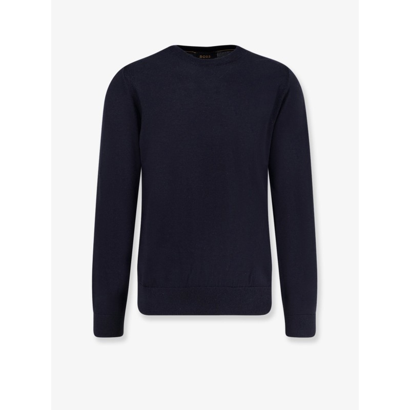 Wool, silk and cashmere sweater