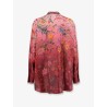 Silk shirt with Gucci Flora print