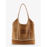 Ivy suede and crochet shoulder bag