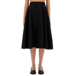 GRAIN DE POUDRE WOOL SKIRT