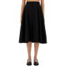 GRAIN DE POUDRE WOOL SKIRT