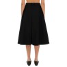 GRAIN DE POUDRE WOOL SKIRT