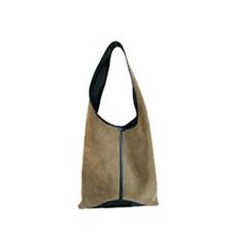 Delice suede shoulder bag