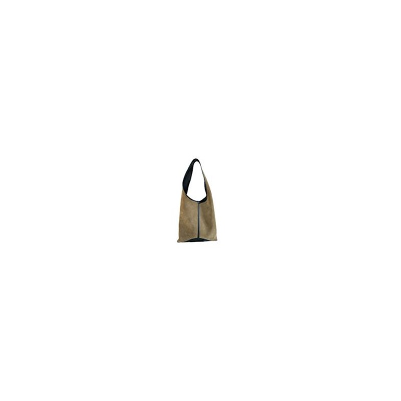 Delice suede shoulder bag