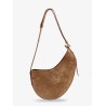Suede crossbody bag