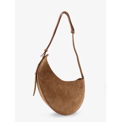 Suede crossbody bag