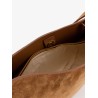 Suede crossbody bag