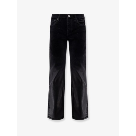 Skinny flare velvet trousers