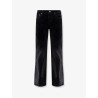 Skinny flare velvet trousers